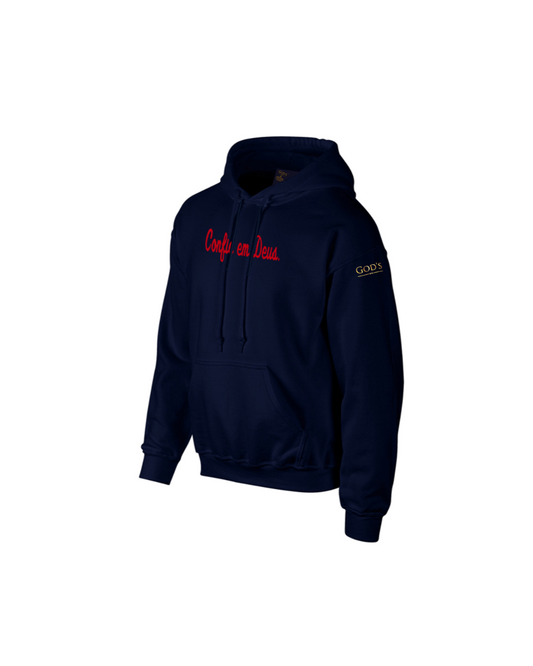 Trust God. Unisex Hoodie, Script Font (Portuguese Edition)