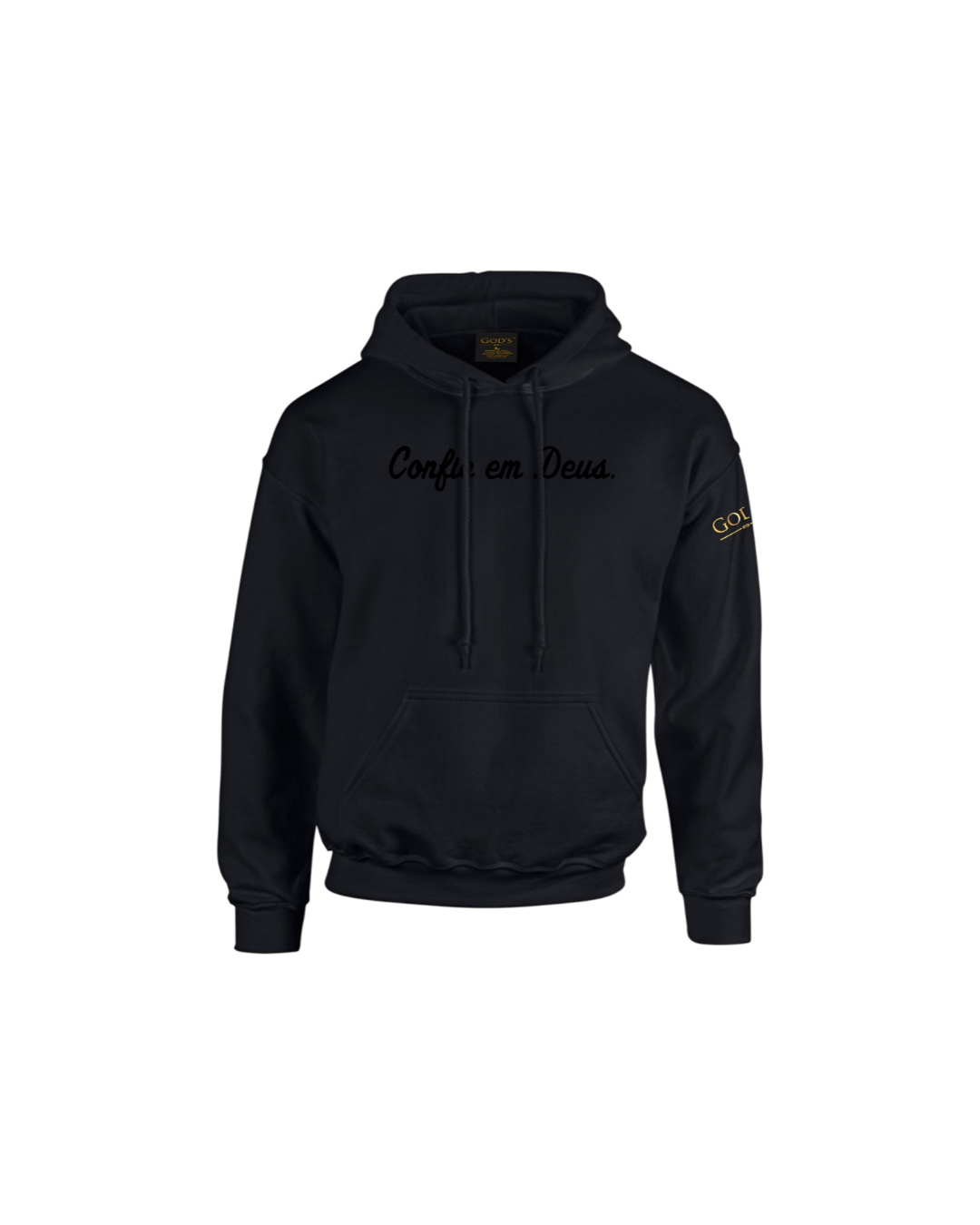 Trust God.  Unisex Hoodie, Script Font (Portuguese Edition)