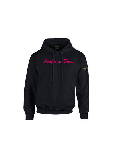 Trust God.  Unisex Hoodie, Script Font (Spanish Edition)