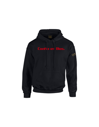 Trust God. Unisex Pullover Hoodie, Classic Font (Spanish Edition)