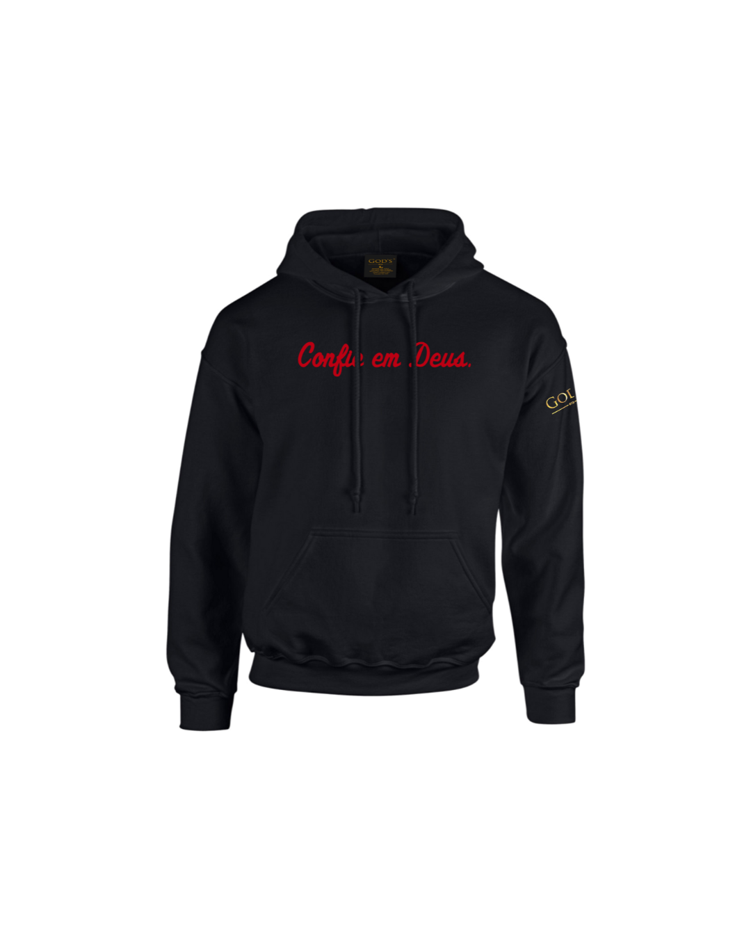 Trust God.  Unisex Hoodie, Script Font (Portuguese Edition)