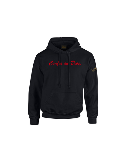 Trust God.  Unisex Hoodie, Script Font (Spanish Edition)