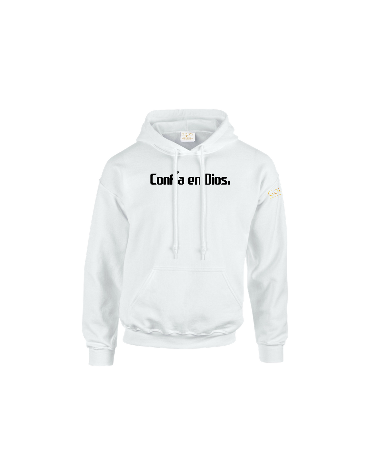 Trust God. Unisex Pullover Hoodie, Classic Font (Spanish Edition)