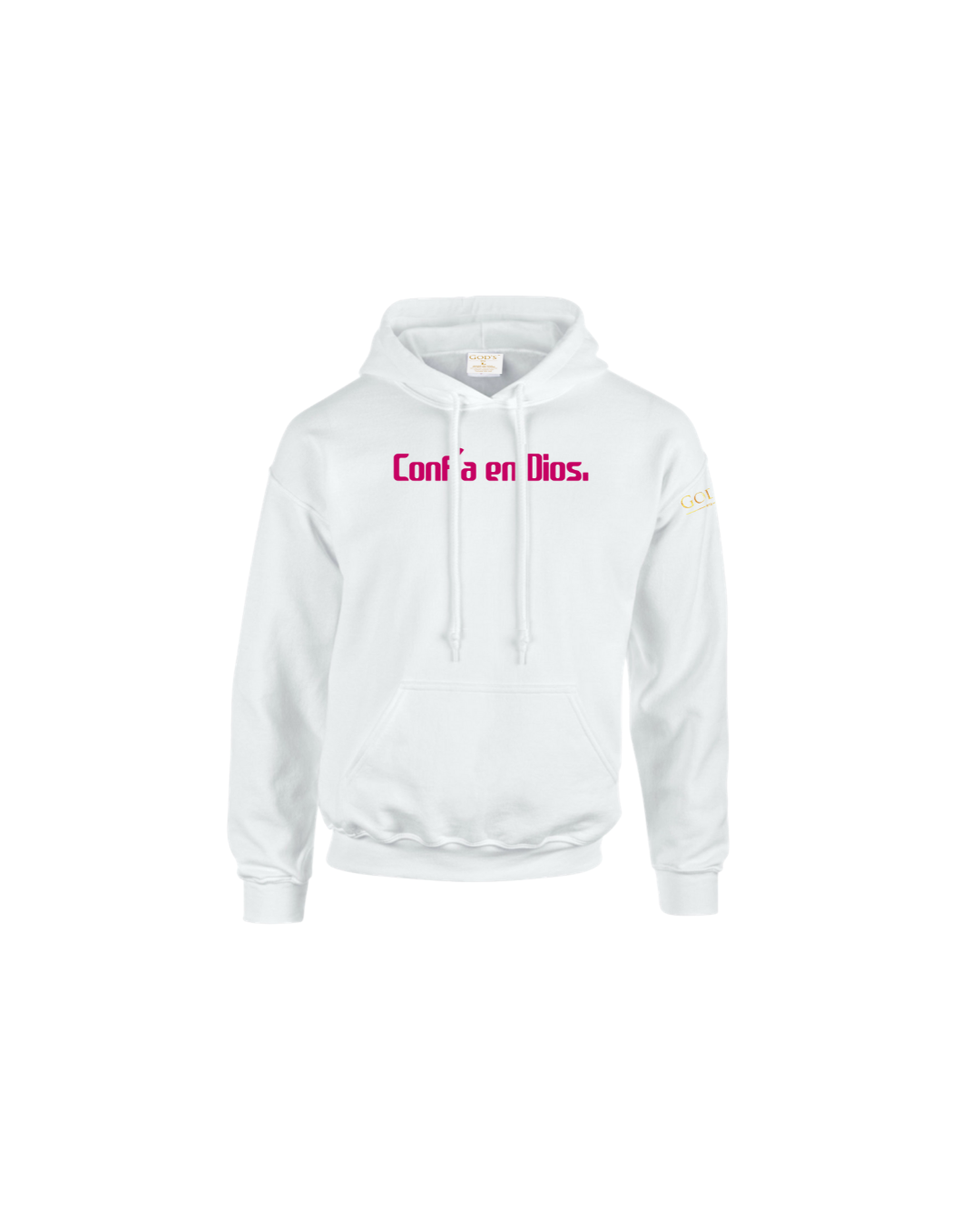 Trust God. Unisex Pullover Hoodie, Classic Font (Spanish Edition)