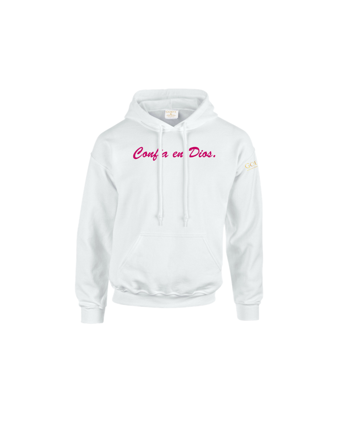 Trust God.  Unisex Hoodie, Script Font (Spanish Edition)