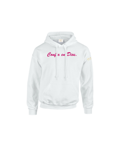 Trust God.  Unisex Hoodie, Script Font (Spanish Edition)