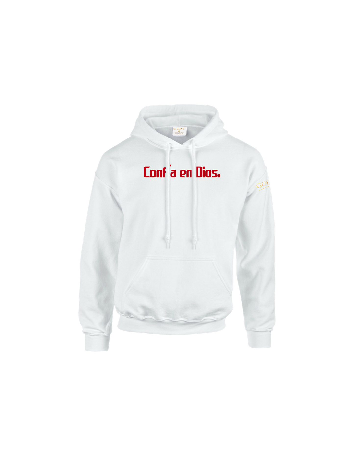 Trust God. Unisex Pullover Hoodie, Classic Font (Spanish Edition)