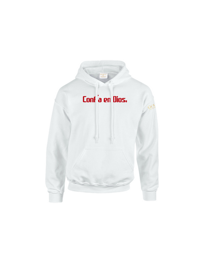 Trust God. Unisex Pullover Hoodie, Classic Font (Spanish Edition)