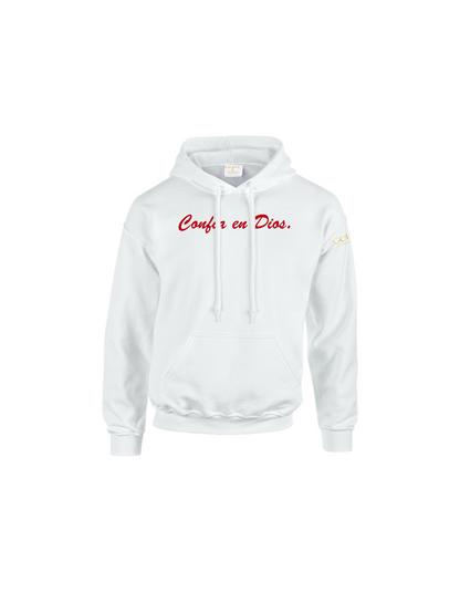 Trust God.  Unisex Hoodie, Script Font (Spanish Edition)
