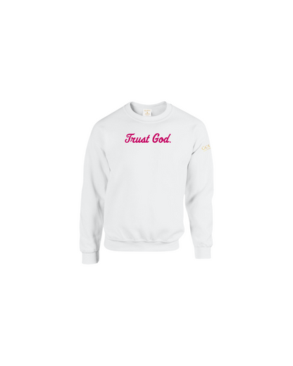 Trust God. Sweatshirt, Script Font (English Edition)